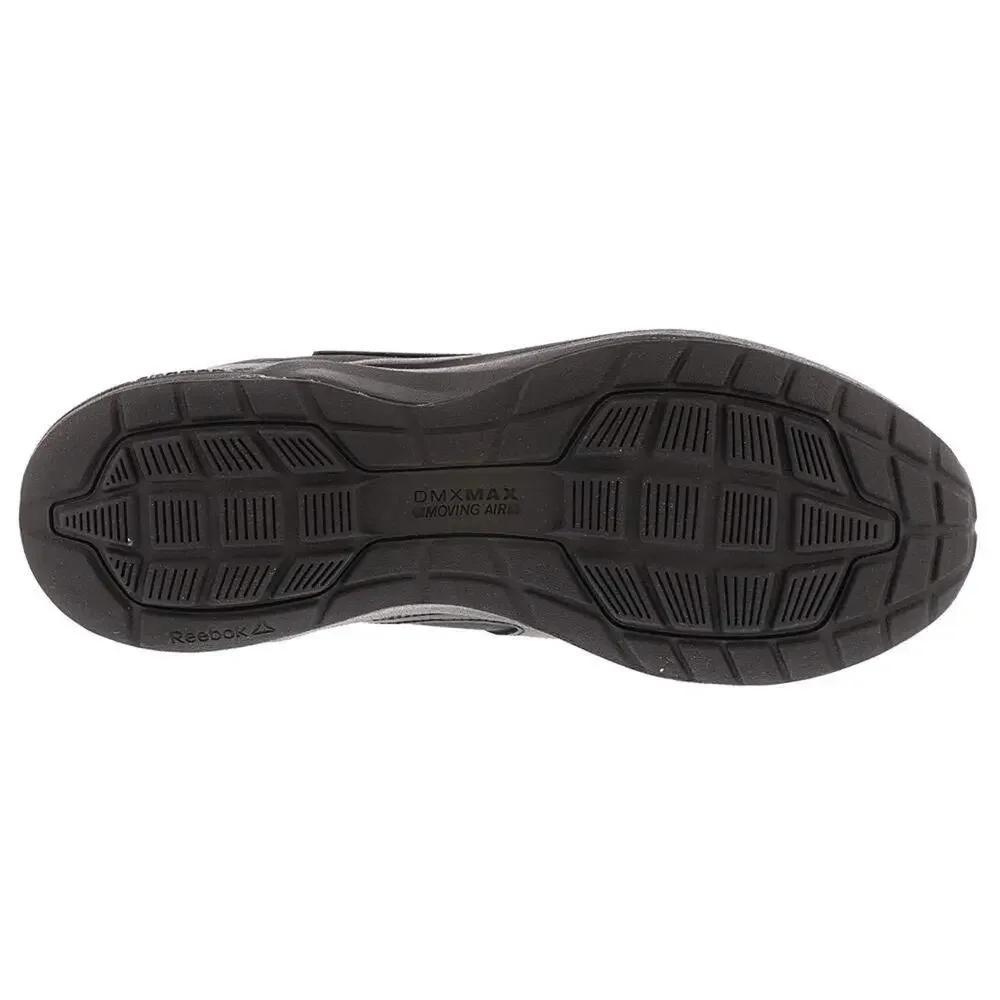 REEBOK MEN'S WALK ULTRA 6 DMX MAX ATHLETIC SHOE, BLACK/ALLOY, 9.5 2E US